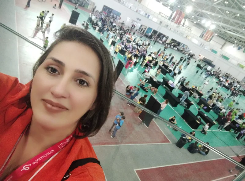 Ana na competição FIRST LEGO League